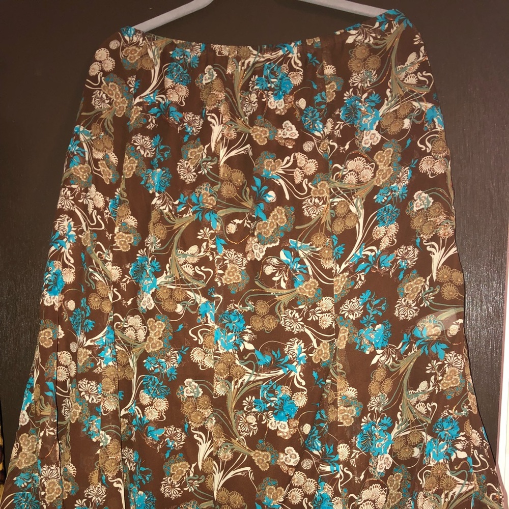 ‘JL Studio’ Fully Lined Skirt (Plus)